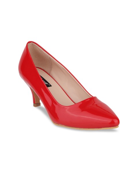 

Sherrif Shoes Women Red Solid Pumps