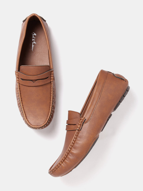 

Mast & Harbour Men Tan Brown Driving Shoes