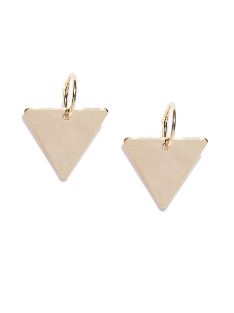 

Spargz Gold-Plated Triangular Drop Earrings