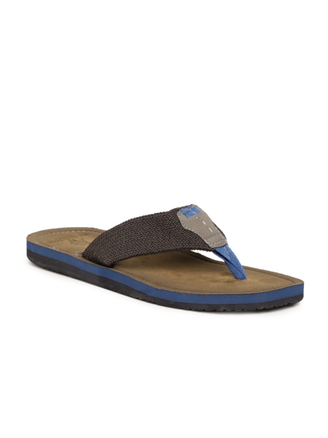 

U.S. Polo Assn. Men Brown Solid Thong Flip-Flops