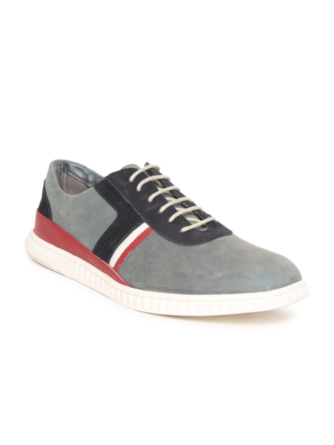 

U.S. Polo Assn. Men Grey Leather Sneakers