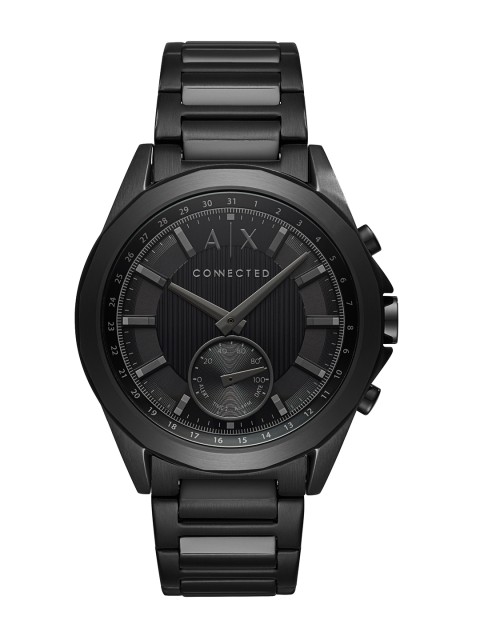 

Armani Exchange Men Black Hybrid Smart Watches AXT1007