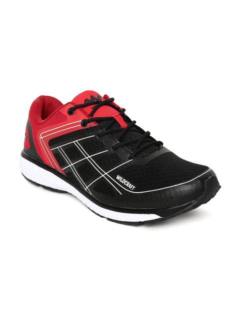 

Wildcraft Men Black & Red Colourblocked Trekking Shoes