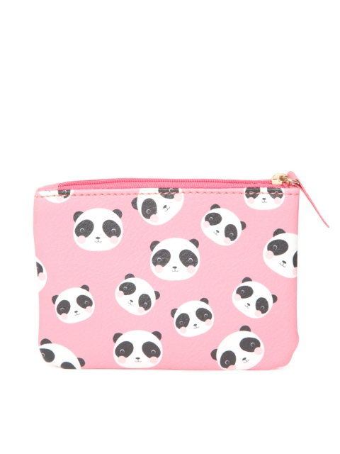 

Accessorize Pink Panda Print Clutch