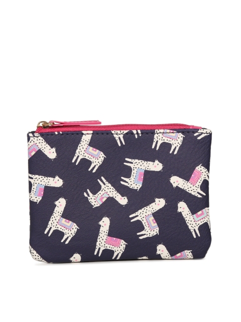 

Accessorize Navy Blue Printed Clutch