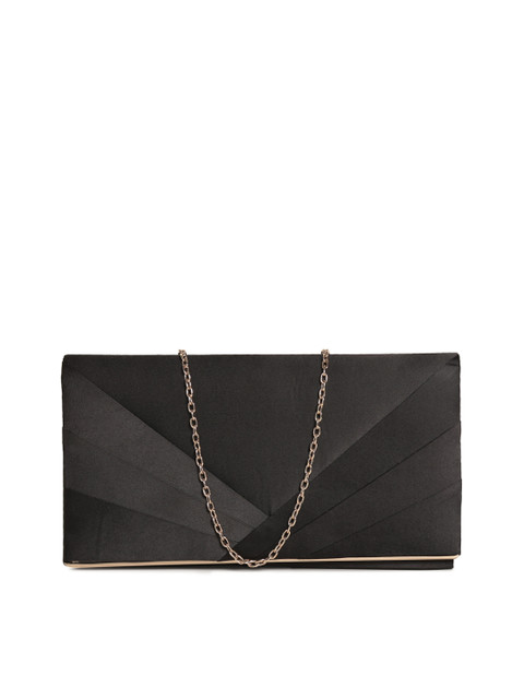 

Accessorize Black Textured Clutch