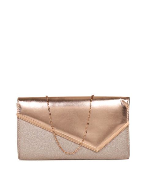 

Accessorize Gold-Toned Solid Clutch