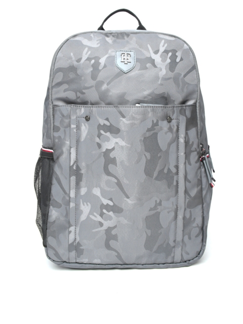 

Tommy Hilfiger Unisex Grey Camouflage Print Laptop Backpack