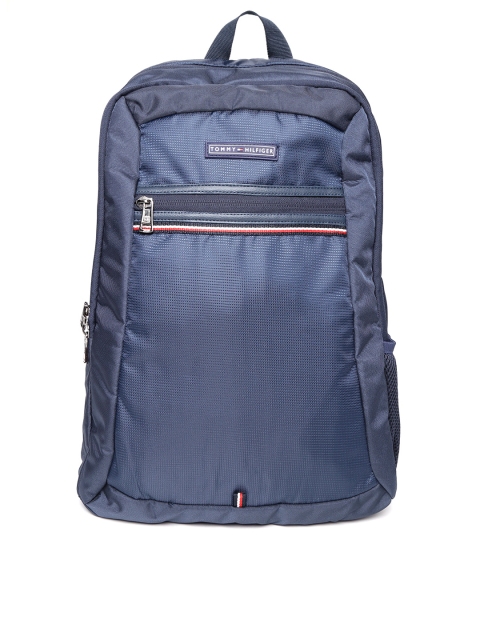 

Tommy Hilfiger Unisex Navy Blue Textured Laptop Backpack