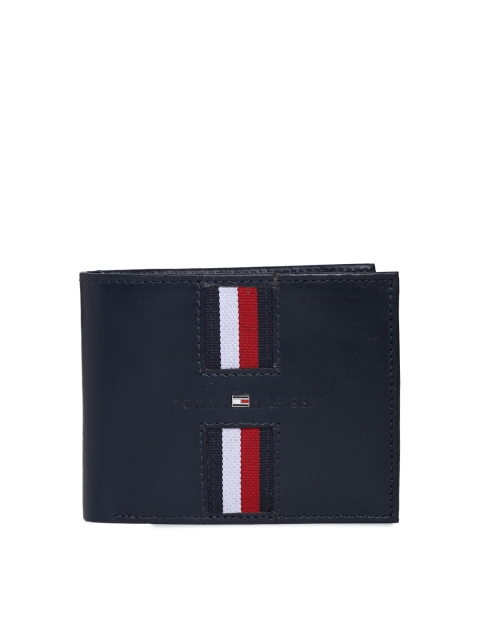 

Tommy Hilfiger Men Blue Solid Two Fold Wallet