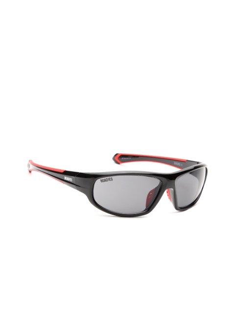 

MTV Roadies Unisex Rectangle Sunglasses RD-127-C1, Grey