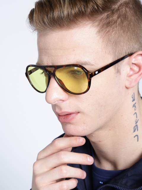 

MTV Unisex Oval Sunglasses 120-C5, Yellow