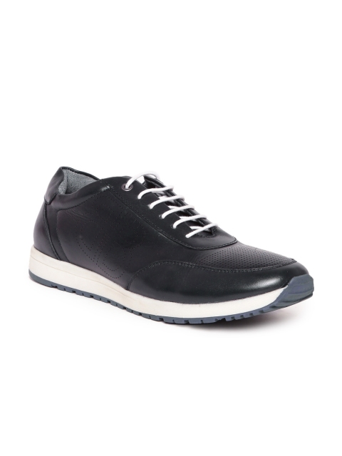

Blackberrys Men Navy Blue Leather Sneakers