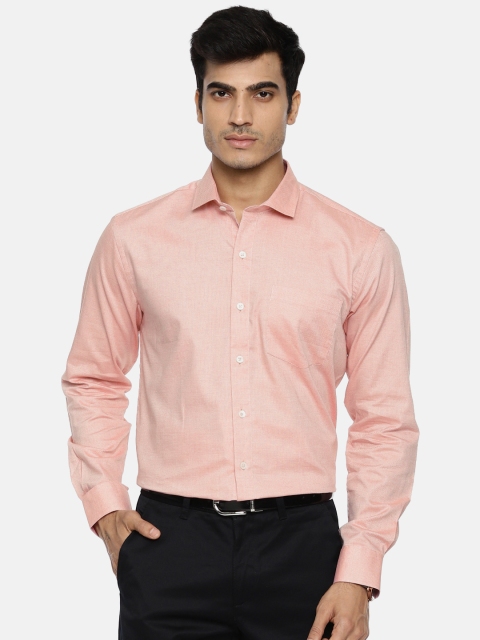 

CODE by Lifestyle Men Pink Regular Fit Solid Smart Casual Shirt