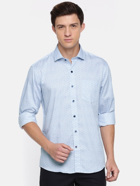 

CODE by Lifestyle Men Blue Regular Fit Printed Casual Shirt