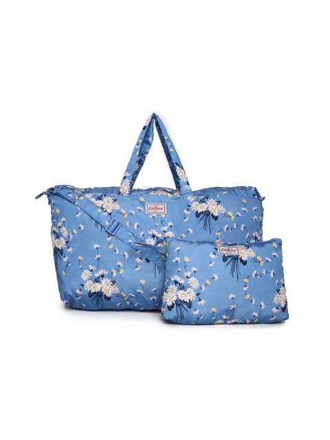 

Cath Kidston Women Blue Printed Duffel Bag with Pouch