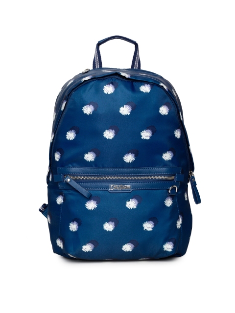 

Cath Kidston Women Navy Blue Graphic Backpack