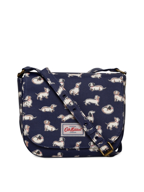 

Cath Kidston Navy Blue Printed Sling Bag
