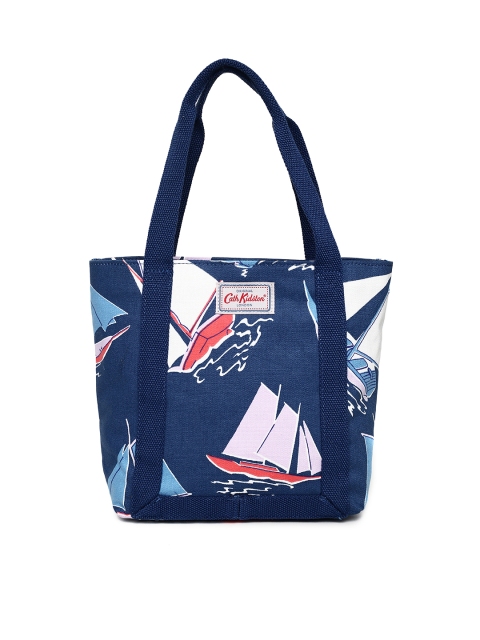 

Cath Kidston Navy Blue Printed Tote Bag