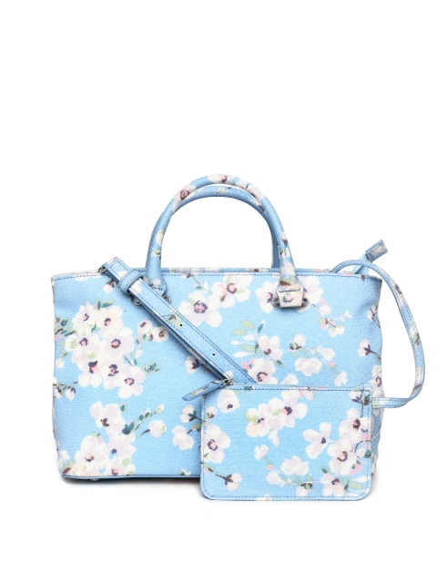 

Cath Kidston Blue Printed Handheld Bag