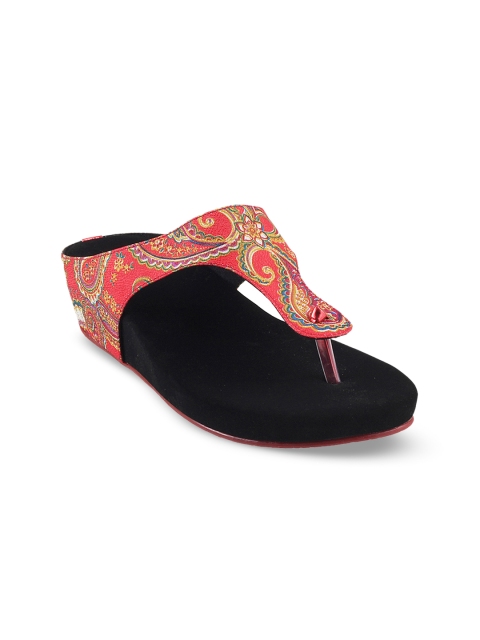 

Metro Women Coral Printed Flatforms