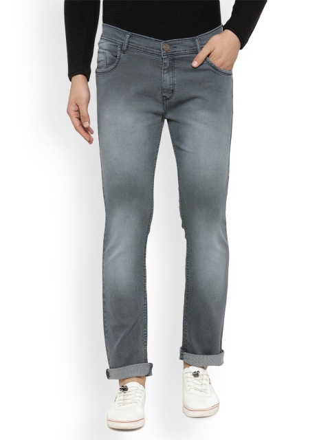 

JAINISH Men Grey Slim Fit Low-Rise Clean Look Stretchable Jeans
