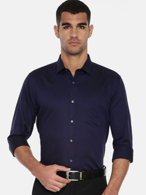 

Van Heusen Men Navy Blue Slim Fit Formal Shirt