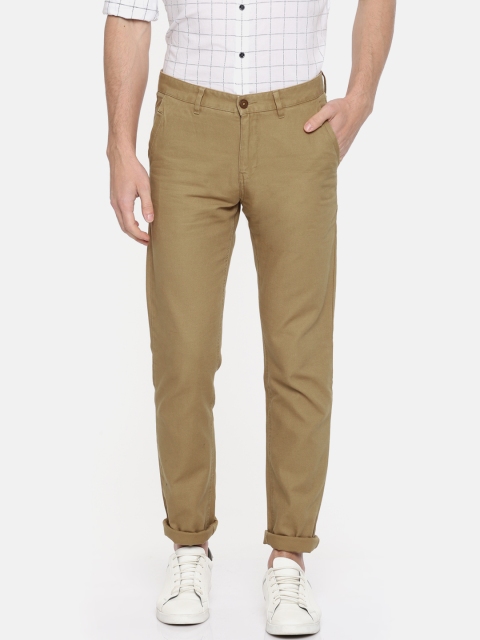 

Van Heusen Sport Men Khaki Slim Fit Solid Regular Trousers