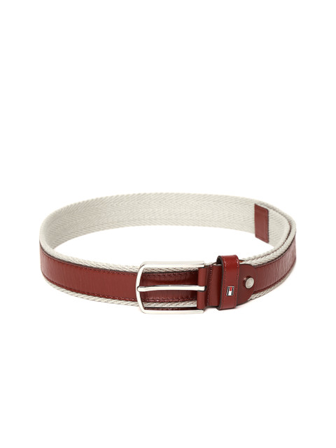 

Tommy Hilfiger Men Brown Leather Solid Belt
