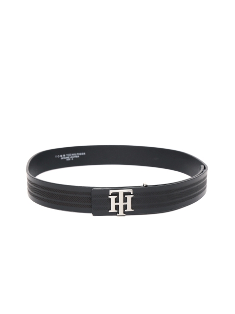 

Tommy Hilfiger Men Grey Textured Leather Belt