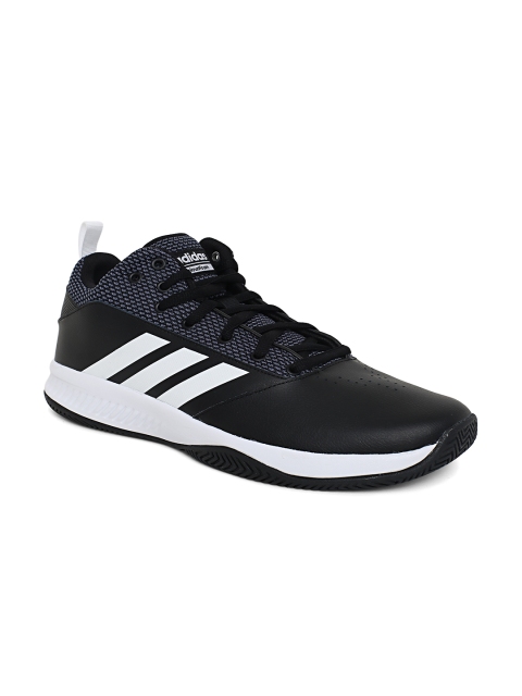 

ADIDAS Men Black ILATION 2.0 4E Leather Basketball Shoes