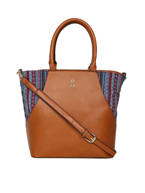 

Global Desi Tan Solid Shoulder Bag