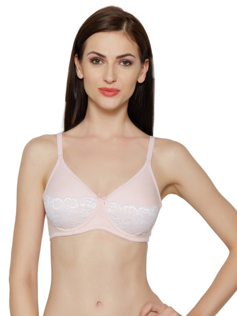 

Inner Sense Pink Solid Underwired Lightly-Padded Sustainable T-shirt Bra