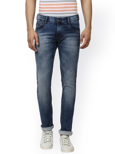 

Parx Men Blue Slim Fit Mid-Rise Clean Look Stretchable Jeans