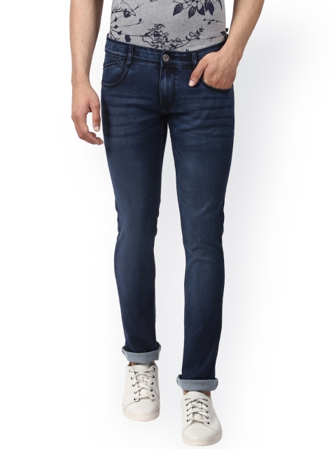 

Parx Men Blue Slim Fit Mid-Rise Clean Look Stretchable Jeans