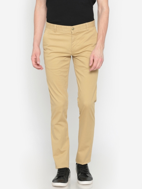 

Parx Men Khaki Tapered Fit Solid Chinos