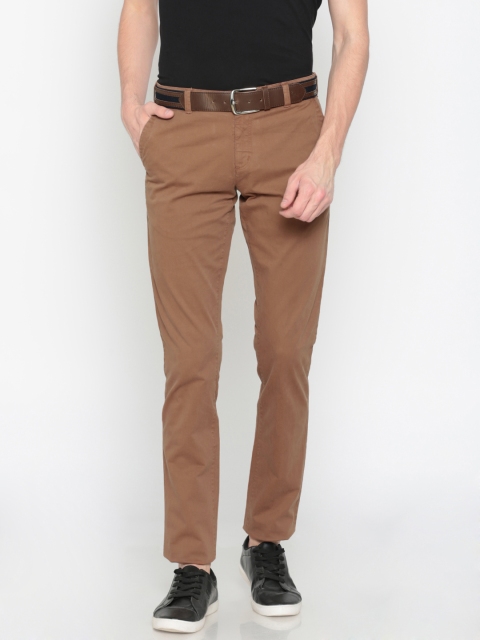 

Parx Men Brown Slim Fit Solid Chinos