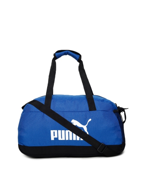 

Puma Unisex Blue & Black Phase Sport Duffel Bag