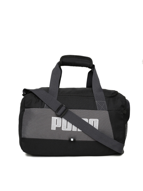 

Puma Unisex Black & Grey Fundamentals Sportsbag XS II Duffel Bag