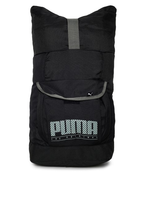 

Puma Unisex Black Brand Logo Sole Backpack