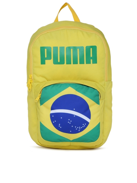 

Puma Unisex Yellow & Green World Cup Non-licensed Fan Backpack