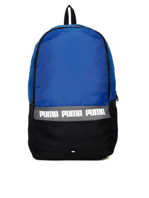 

Puma Unisex Blue & Black Phase II IND Colourblocked Backpack