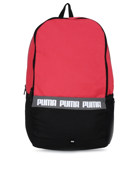 

Puma Unisex Pink & Black Phase II IND Backpack
