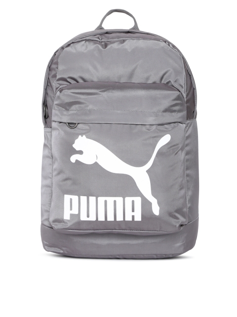 

Puma Unisex Grey Brand Logo Backpack