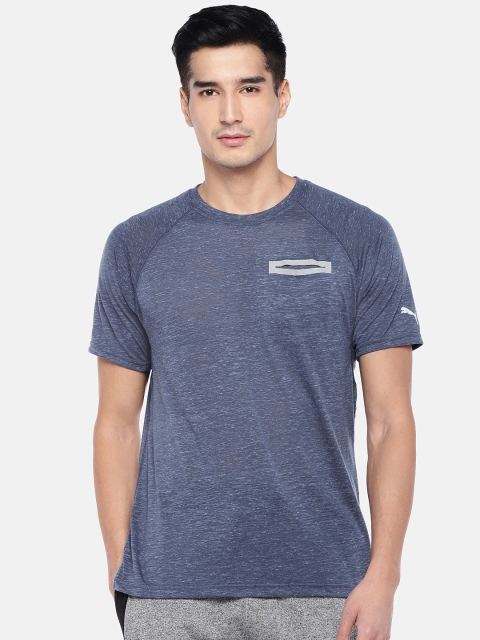 

Puma Men Blue Solid Energy S S T-shirt