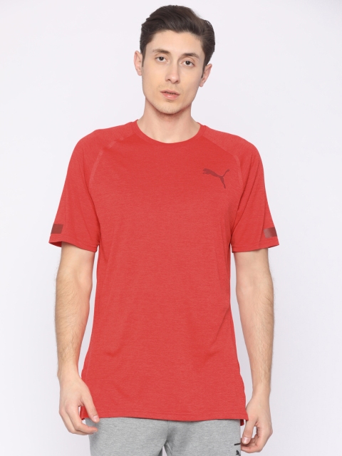 

Puma Men Red BND Tech SLVS T-shirt