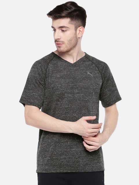 

Puma Men Grey Melange Drirelease T-shirt