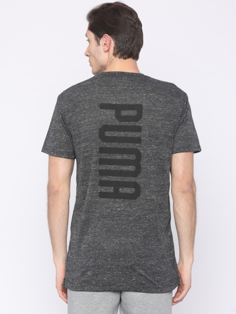 

Puma Men Charcoal Grey Printed drirelease Graphic T-shirt