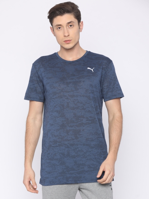 

Puma Men Blue Drirelease Printed T-Shirt
