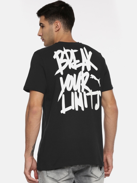 

Puma Men Black Solid T-shirt